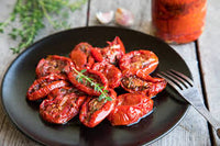 Organic Steamed Tomatoes With Herbs