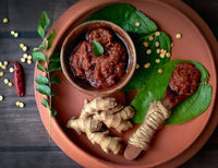 Organic Tamarind-Ginger Pickle(Allam Pachadi)