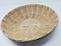 Hand Crafted Bamboo Utility Basket Big (100% Biodegradable)