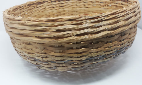 Hand Crafted Bamboo Basket Big (100% Biodegradable)