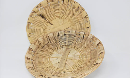 Hand Crafted Bamboo Basket (100% Biodegradable)