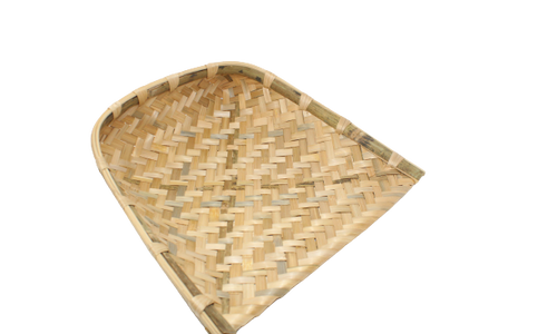 Hand Crafted Bamboo Winnowing Basket (100% Biodegradable)