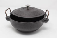 Cast Iron Kadai with Lid-Pre-Seasoned