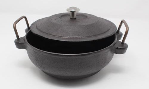 Cast Iron Kadai with Lid-Pre-Seasoned