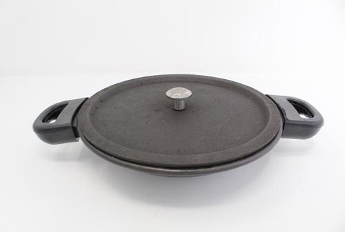 Cast Iron Appakal / Appam Pan with Lid Pre-Seasoned