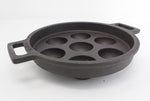 Cast Iron Paniyarakal/Paddu pan/Uniiyappam Chatti Pre-Seasoned