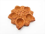 Terracota Diya Flower Small