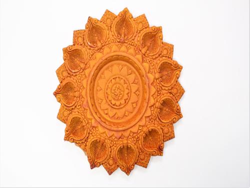 Terracota Diya Chakra Big