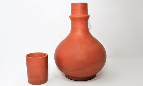 Terracotta Water Suraahi with Cup 2.5L