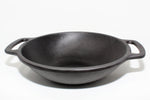 Cast Iron Flat Kadai -Pre Seasoned