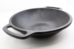 Cast Iron Flat Kadai -Pre Seasoned