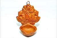 Terracota Flower Hanging Diya