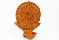 Terracota Peacock Hanging Diya