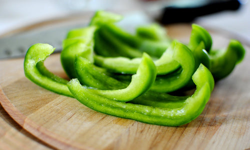 Organic Green Bell Pepper Chopped