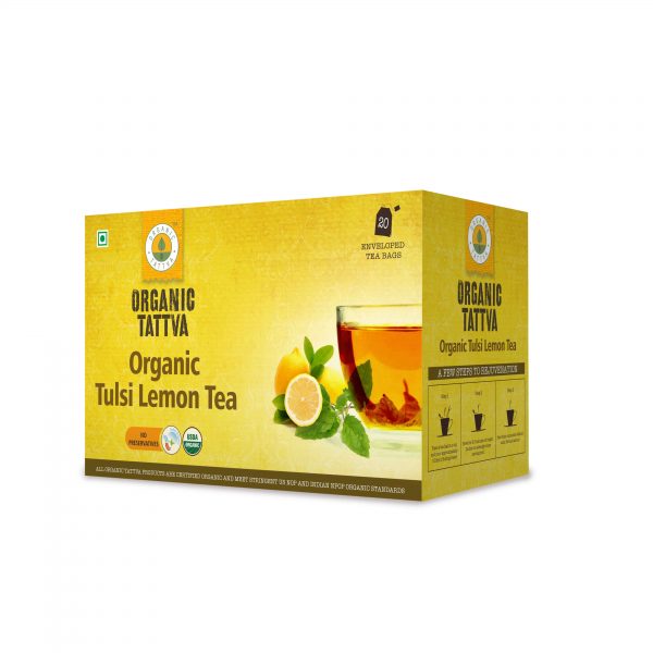 Organic Tulsi Lemon Tea Bags