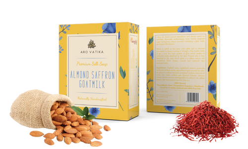 Almond Saffron Goat Milk Soap