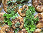 Organic Boiled Roasted Potatoes with Butter&Herbs