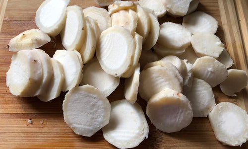 Organic Colocasia (Taro) Sliced-Boiled