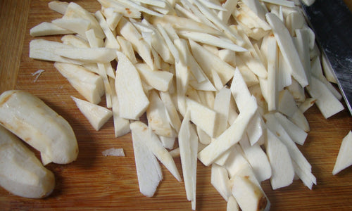 Organic Colocasia (Taro) Raw Strips