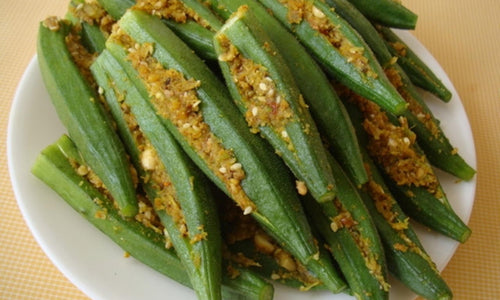 Organic Okra /Lady Finger For Stuffing