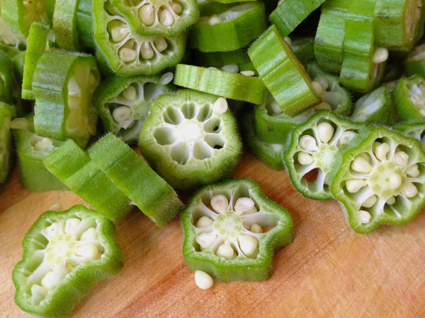 Organic Okra /Lady Finger Sliced