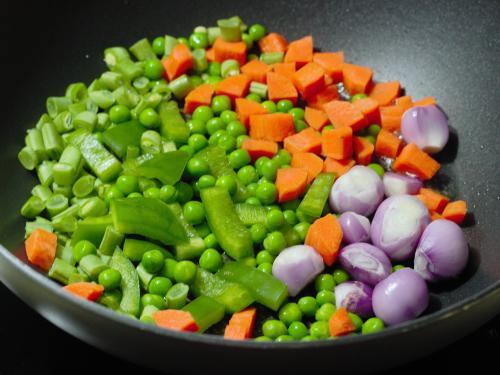 Organic Chopped Vegetables (Bisi Bele Bath Mix)