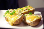 Organic Boiled Stuffed Potato With Cottage Cheese