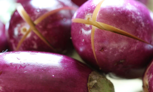 Organic Cut Brinjal For Stuffing
