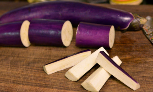 Organic Brinjal Strips