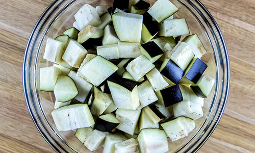 Organic Brinjal Chunks