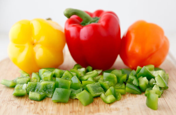 Organic Green Bell Pepper Diced