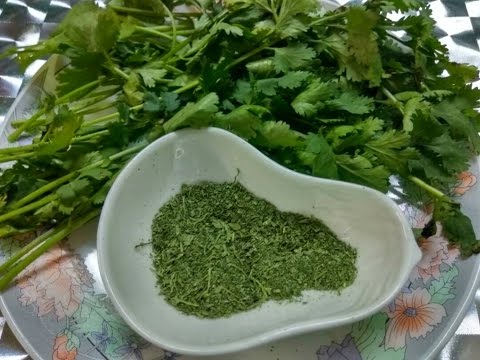 Organic Dried Coriander Leaves*