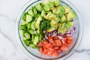 Organic Cucumber,Avocado & Tomatoes Salad Pack