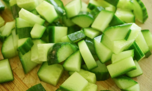 Organic English Cucumber Diced