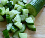 Organic English Cucumber Diced