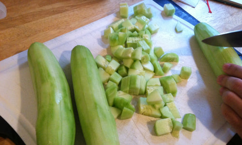 Organic Cucumber Nati Diced