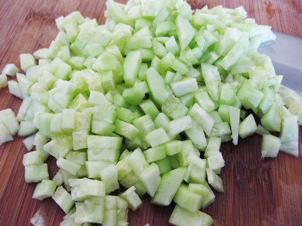 Organic Cucumber Chopped