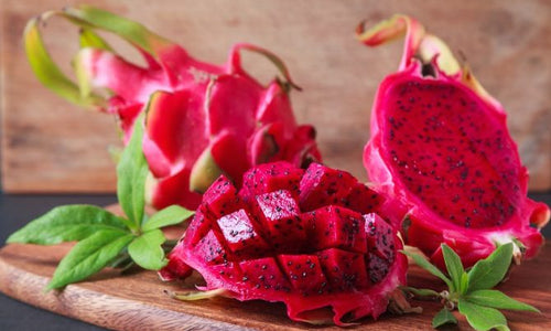 Organic Dragon Fruit Red Diced