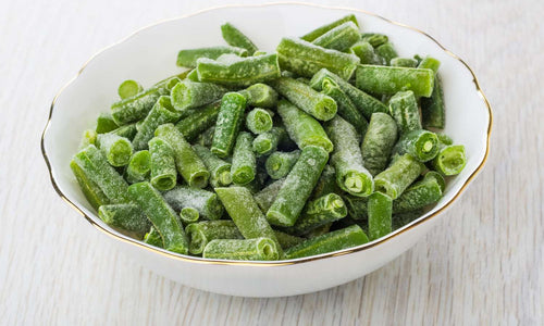 Organic French Beans Diced Frozen