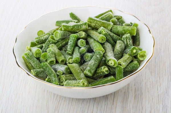 Organic French Beans Diced Frozen