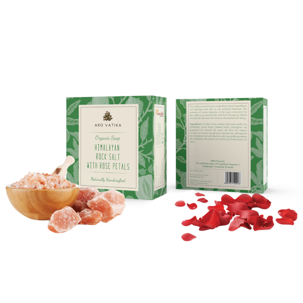 Organic Himalayan Rock Salt with Rose Petals (Herbal)