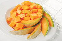 Organic Muskmelon Slices