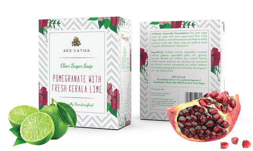 Pomegranate With Fresh Kerala Lime Soap