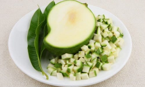Organic Raw Mango Diced