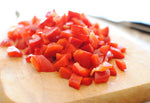 Organic Red Bell Pepper Diced