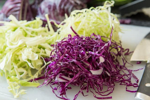 Organic Shredded Red & Green Cabbage