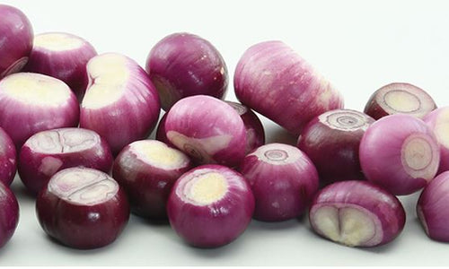 Organic Red Small Onion-Peeled
