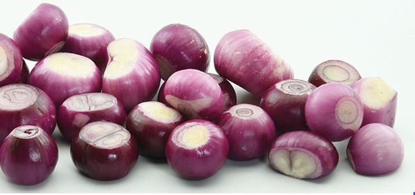 Organic Red Small Onion-Peeled