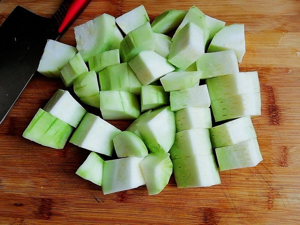 Organic Sponge Gourd Diced