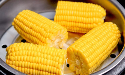 Organic Sweet Corn sliced Steamed